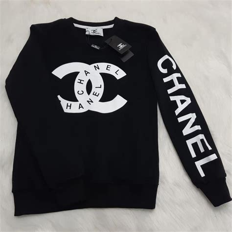 coco chanel sweatshirt buy|authentic chanel logo sweater.